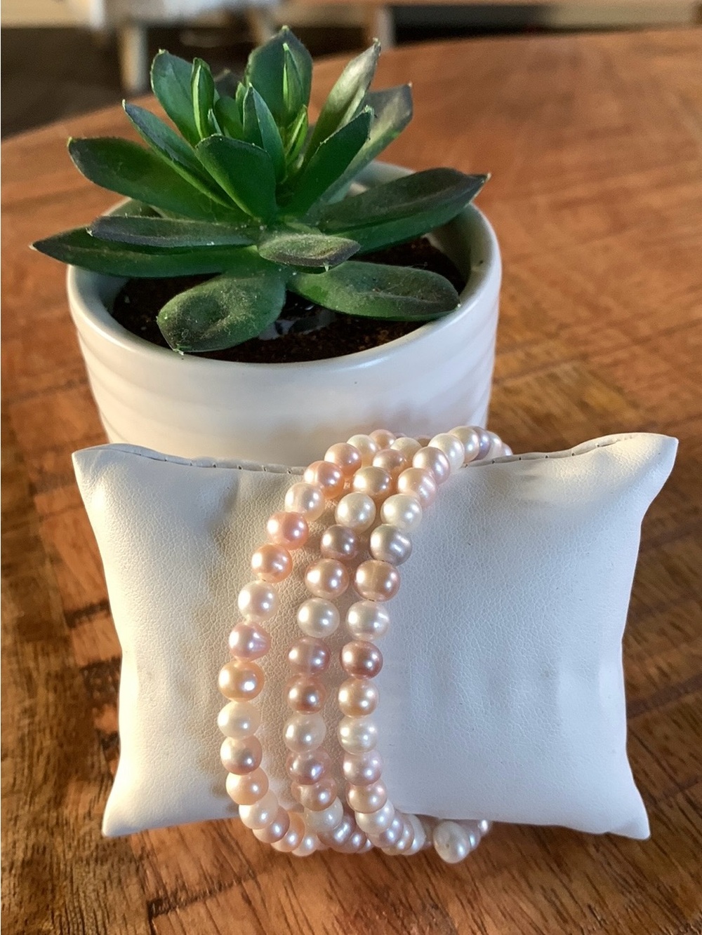 Multi-Color Freshwater Pearl Wrap Bracelet